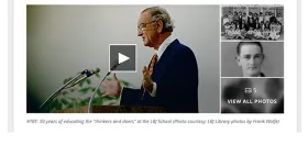 CBS Austin Oct. 1 story on the LBJ School's 50th anniversary