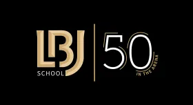 LBJ School 50th Anniversary logo 