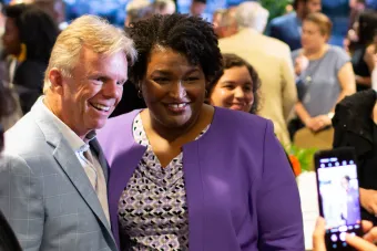Stacey Abrams (MPaff '98) poses for a photo at the 2019 Outstanding Alumni Awards