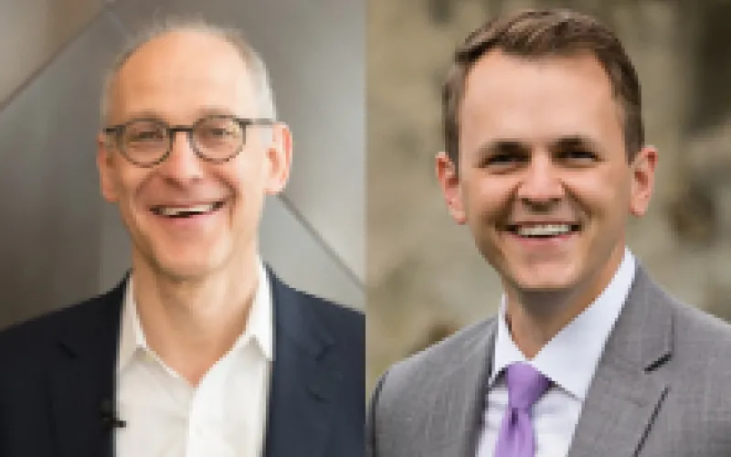Ezekiel Emanuel (left) and Michael Hole