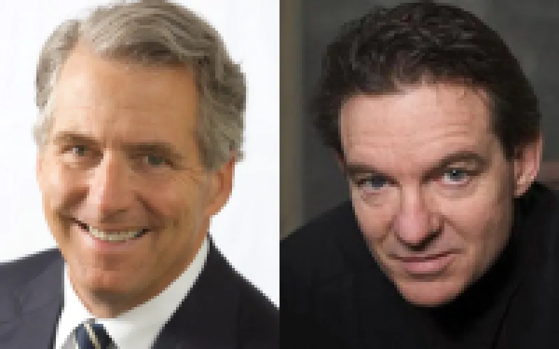 James B. Milliken (left) and Lawrence Wright