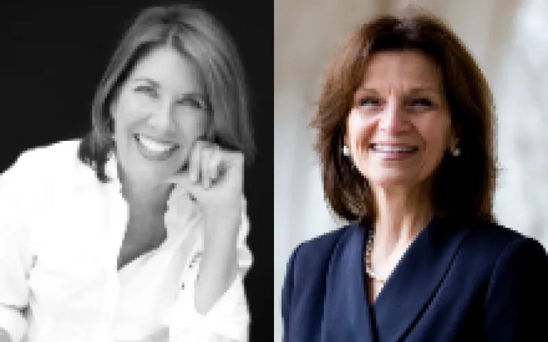 Sherrie Westin (left) and Angela Evans